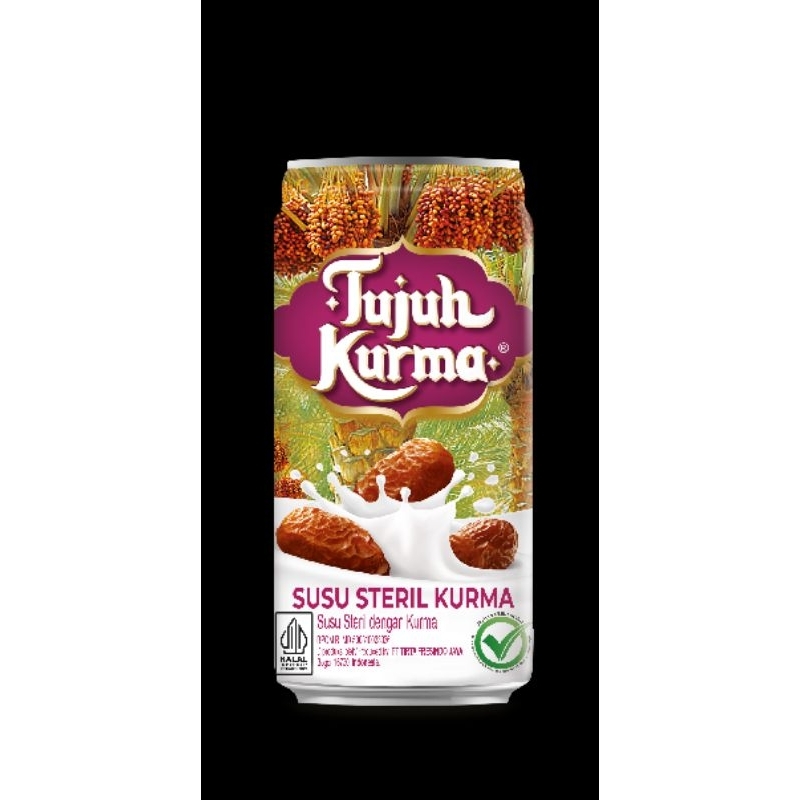 

TUJUH KURMA Susu Steril Kurma 200ml 1 DUS (12 kaleng)