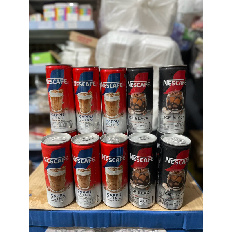 

NESCAFE Kopi Minuman Kaleng Rasa Cappuccino ICE BLACK 220 ML. 100% BARU BERSEGEL HALAL SNI BPOM RI ORI NESCAFE NETLE