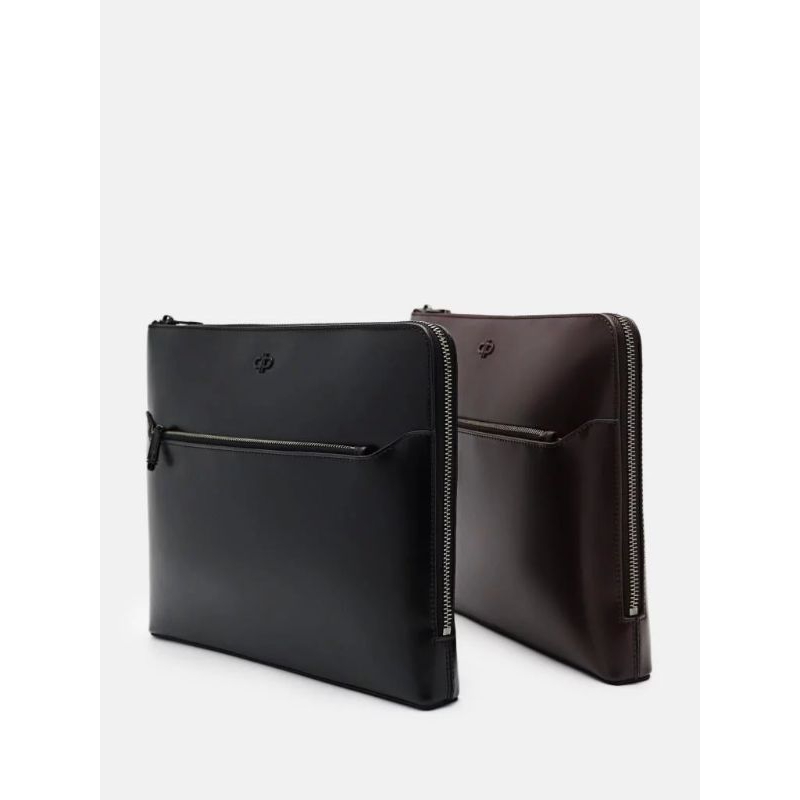 0066 Tas Clutch Portofolio Leather Pria PEDRO 100% Original