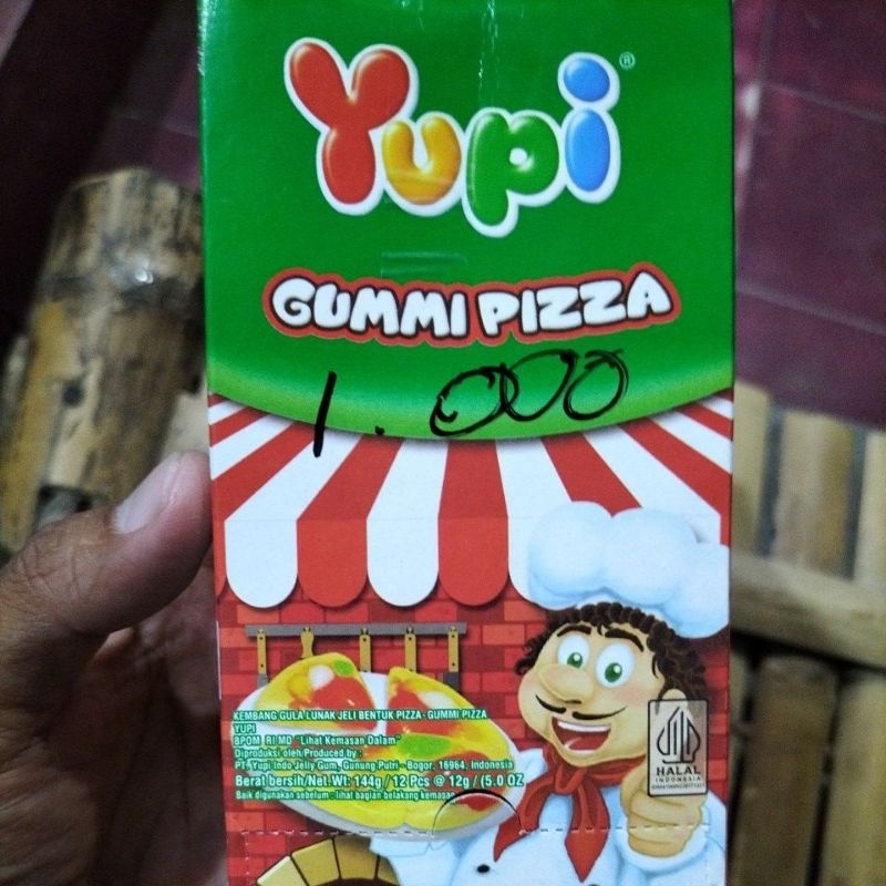 

Permen Yupi Gummi Pizza