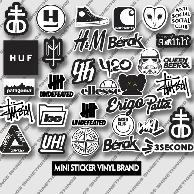 

Sticker brand aesthetic helm laptop case hp || Stiker brand lokal erigo maternal