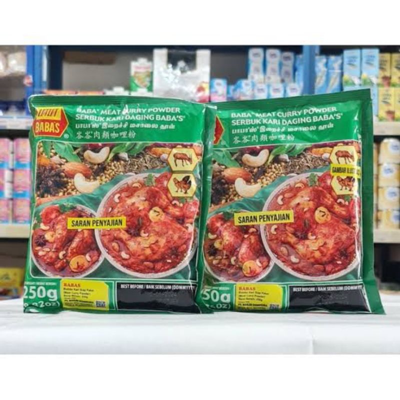 

Babas Meat Curry Powder 250gr Bumbu Kari Daging 250 Gr