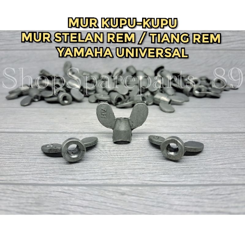 MUR KUPU-KUPU / MUR SETELAN REM / MUR TIANG REM BAUT 10  YAMAHA UNIVERSAL