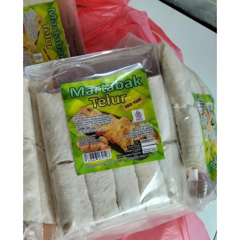 

Martabak Telur Frozen, 1pack isi 10