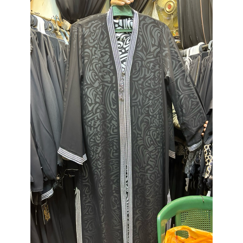 Abaya Wanita Dewasa Inner Outer Mesir Free Pashmina original Premium