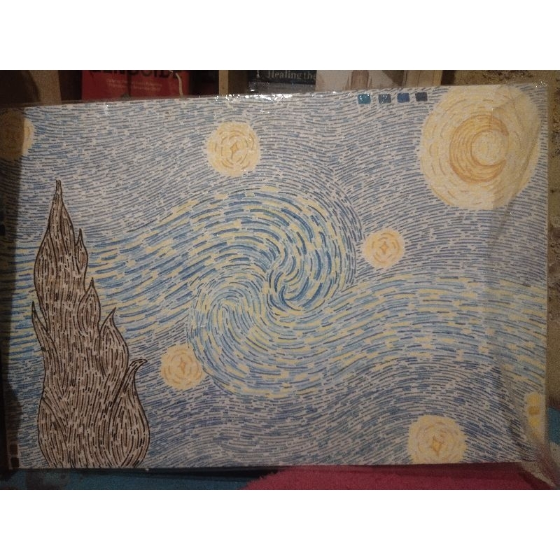 

Sterofoam gambar Starry night