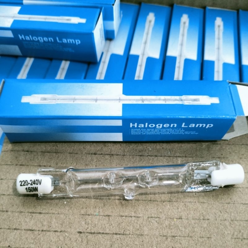 Lampu Halogen Stick 150Watt Lampu Halogen Cahaya Kuning