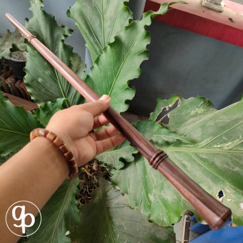 TONGKAT KOMANDO PANJANG 55 CM - 60 CM TONGKAT KOMANDO KAYU SONO KELING KAYU SONOKELING