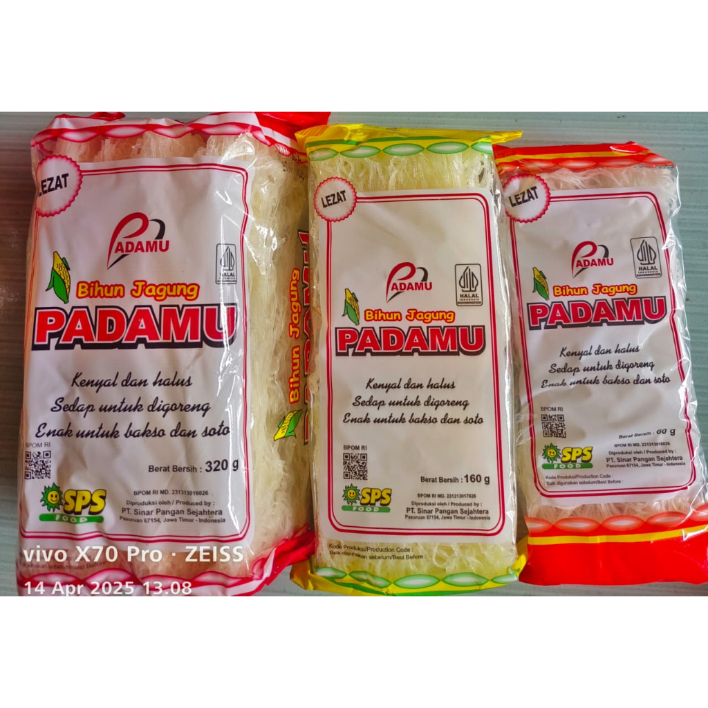 

Bihun Padamu 320gr - Jagung Mie Lezat 60g 160g