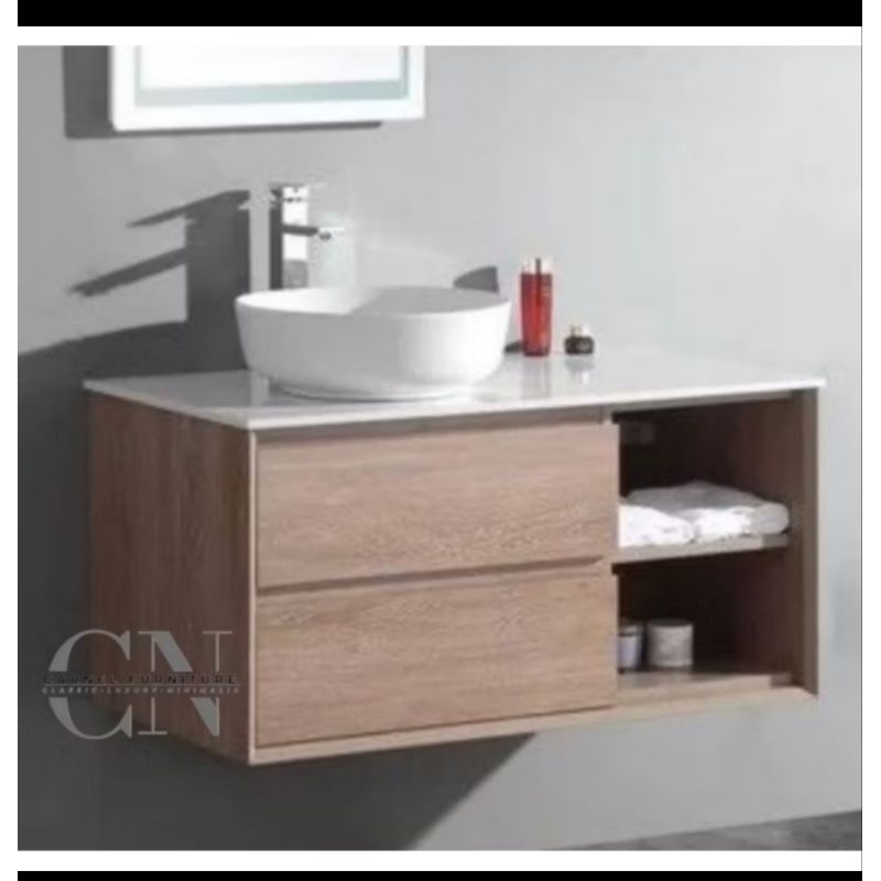 Kabinet Wastafel Modern/Kabinet Wastafel kekinian/Kabinet Wastafel Funiture Jepara