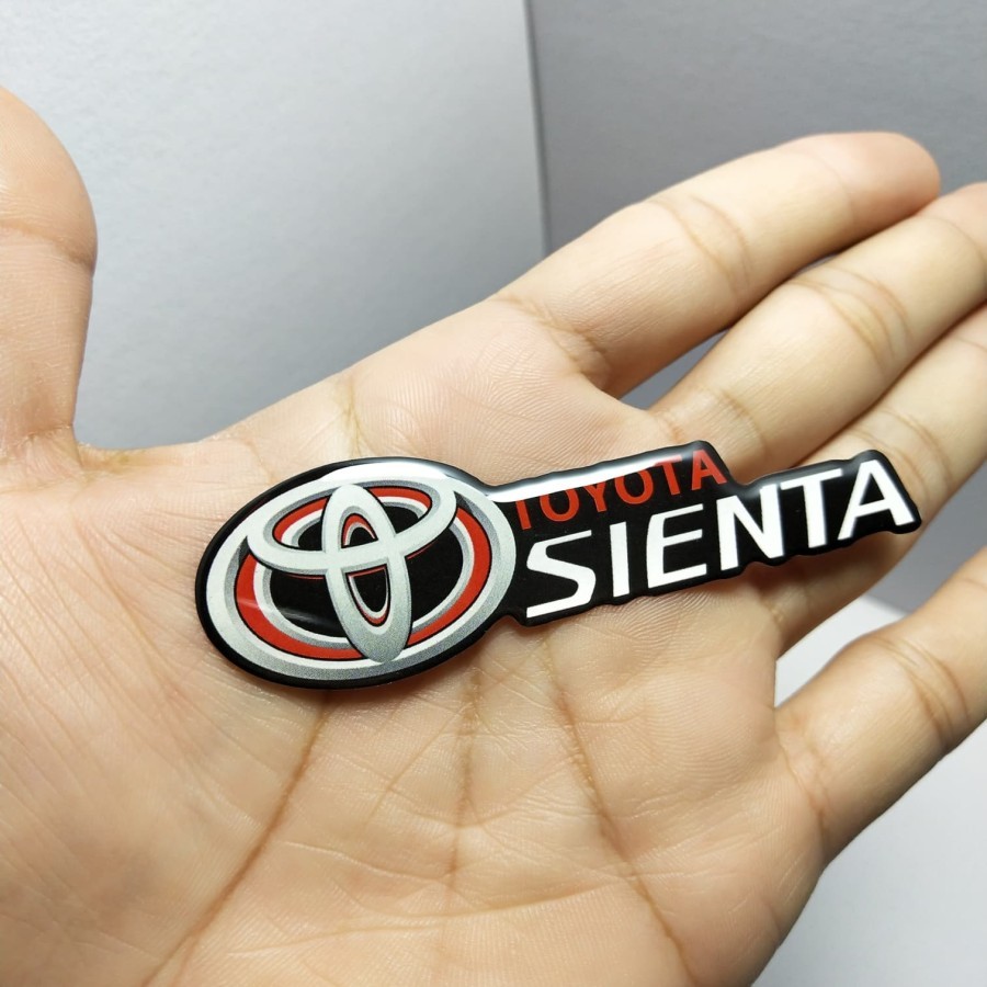 Sienta stiker timbul