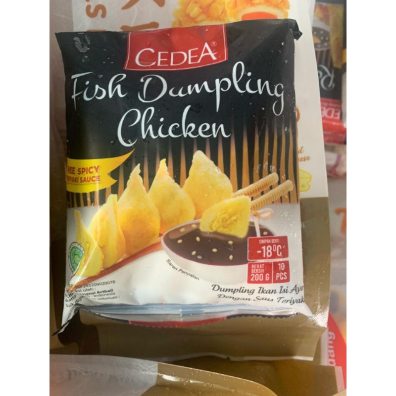 

Dumpling Ayam Cedea Fish Dumpling Chicken 200gr