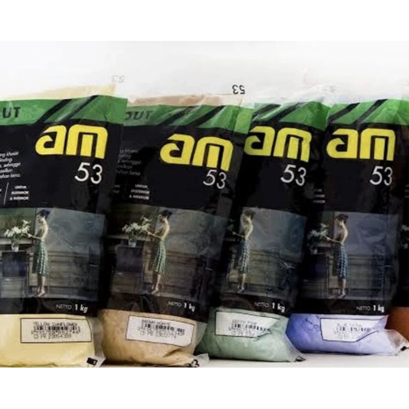 Semen Pengisi Nat Granit Keramik Ubin Tegel Tile Grout AM 53