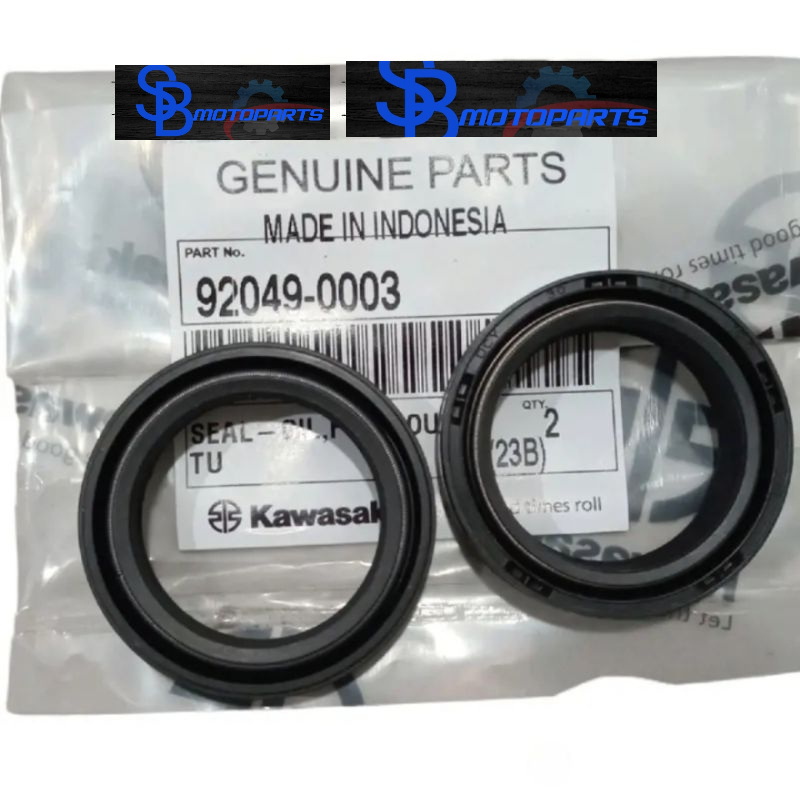 SEAL SIL SHOCK DEPAN ATHELETE ORISINIL KGP DIJAMIN ASLI KAWASAKI GENUINE PARTS PNP.KE RX-KING THUNDE