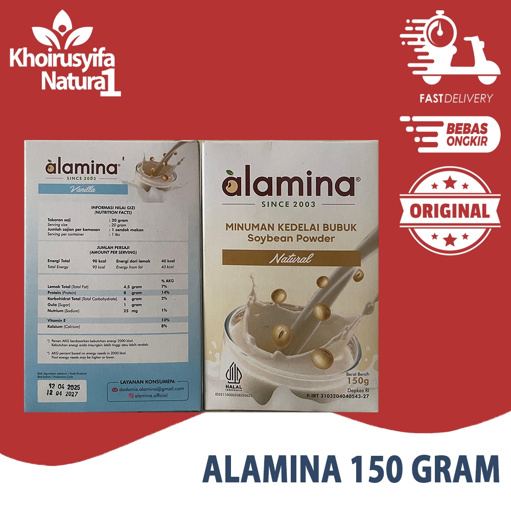 SUSU KEDELAI ALAMINA MINUMAN KEDELAI BUBUK SOY MILK SOYBEAN POWDER