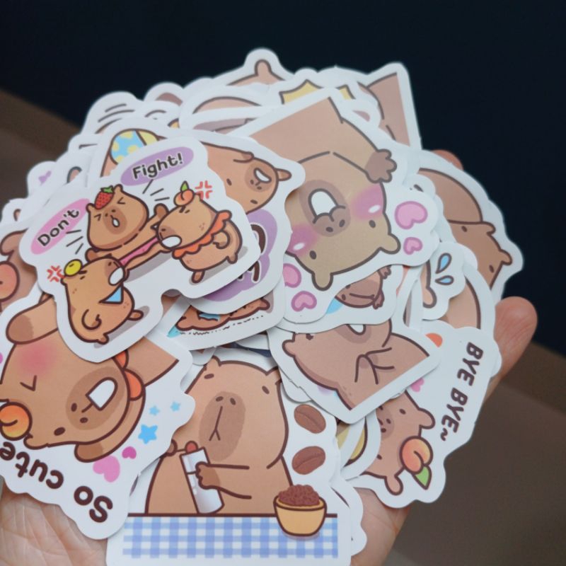

Sticker CAPYBARA isi 50 lembar XY66