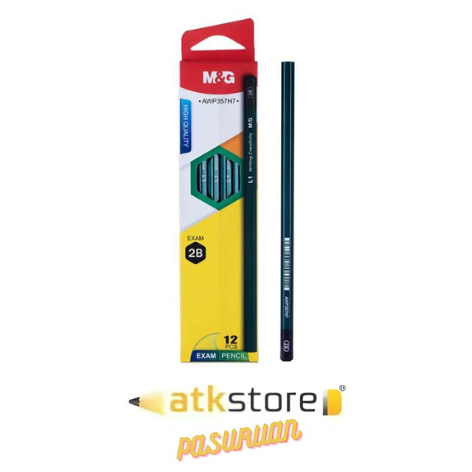 

Pensil 2B / M&G PENCIL KAYU HEXAGONAL AWP357H7 2B HIJAU PCS