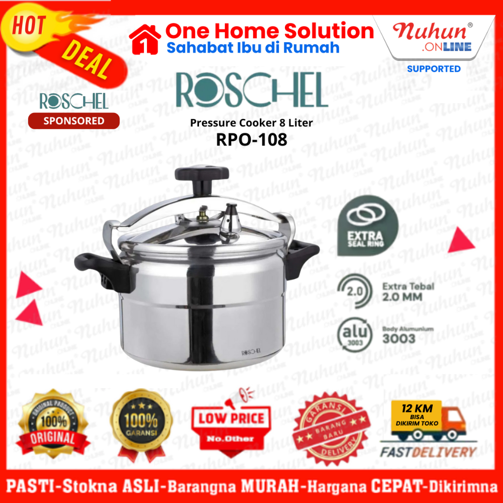Roschel RPO-108 Pressure Cooker