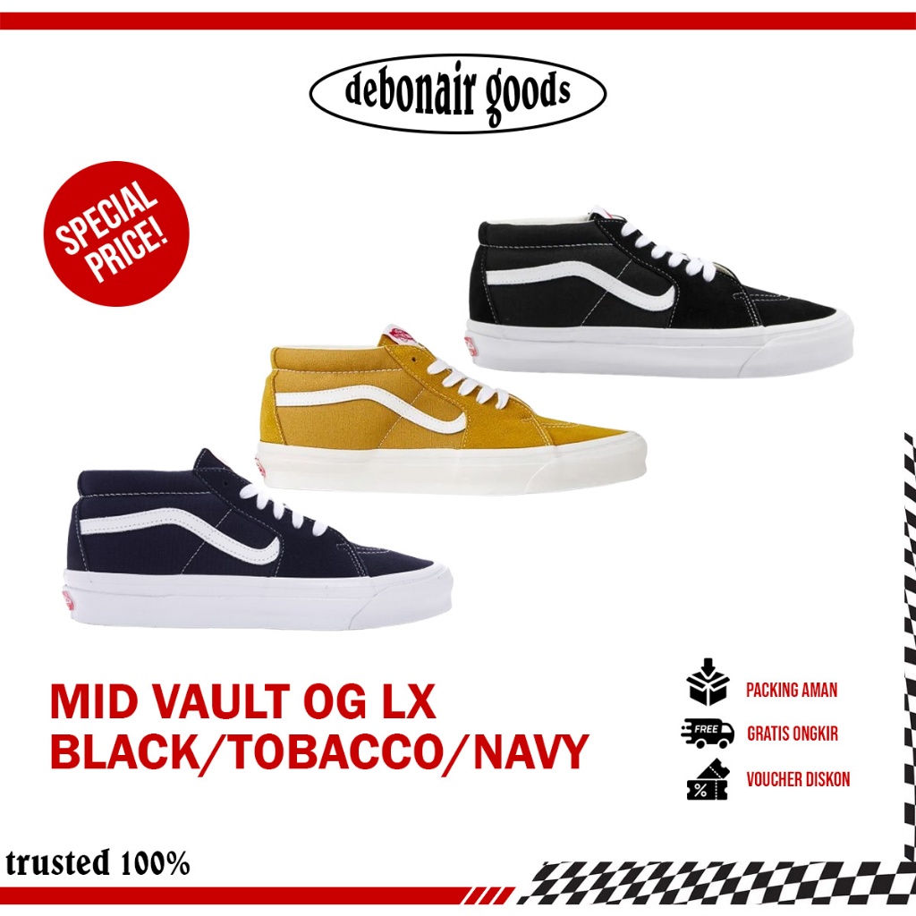 V4NS SK8 MID VAULT OG LX