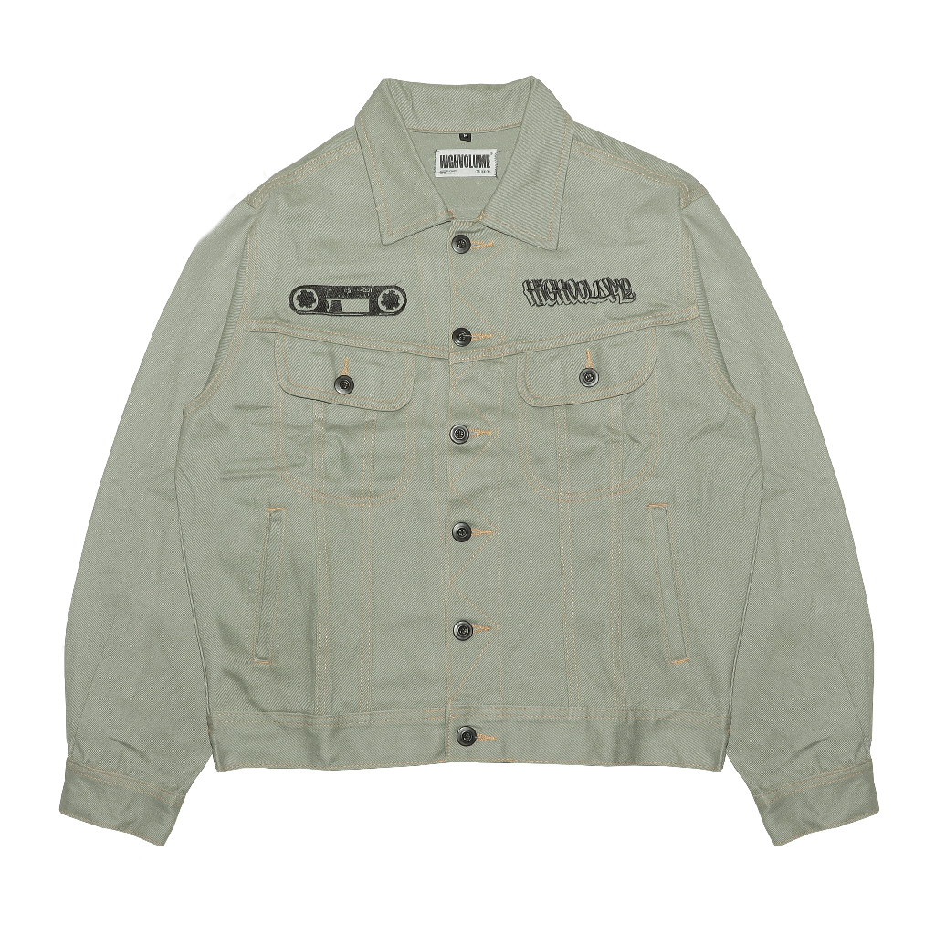 Highvolume Boxy Work Jacket - Cassette - Green