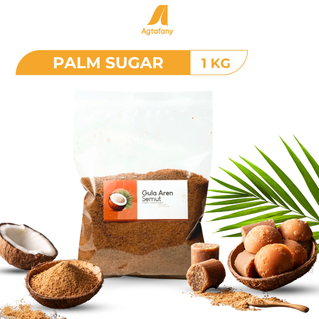 

Gula Semut Aren Bubuk 1 Kg | Sugar Palm Organic Brown Sugar Murni 100% Tanpa Campuran