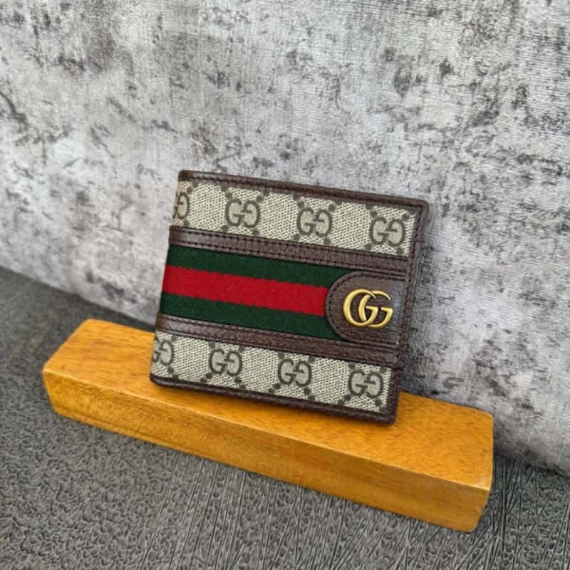 Gucci GG Bifold Ophidia Wallet 8 Cards Slots