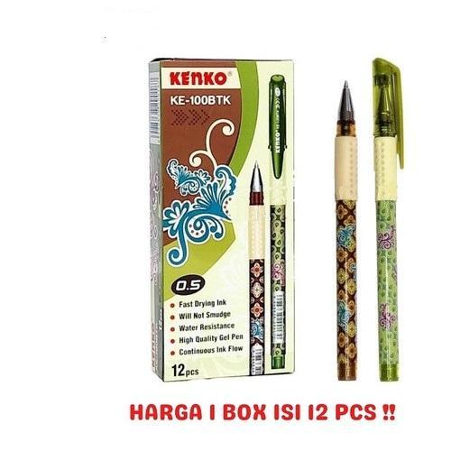 

Pulpen Kenko K-100 Batik 0,5mm-Hitam