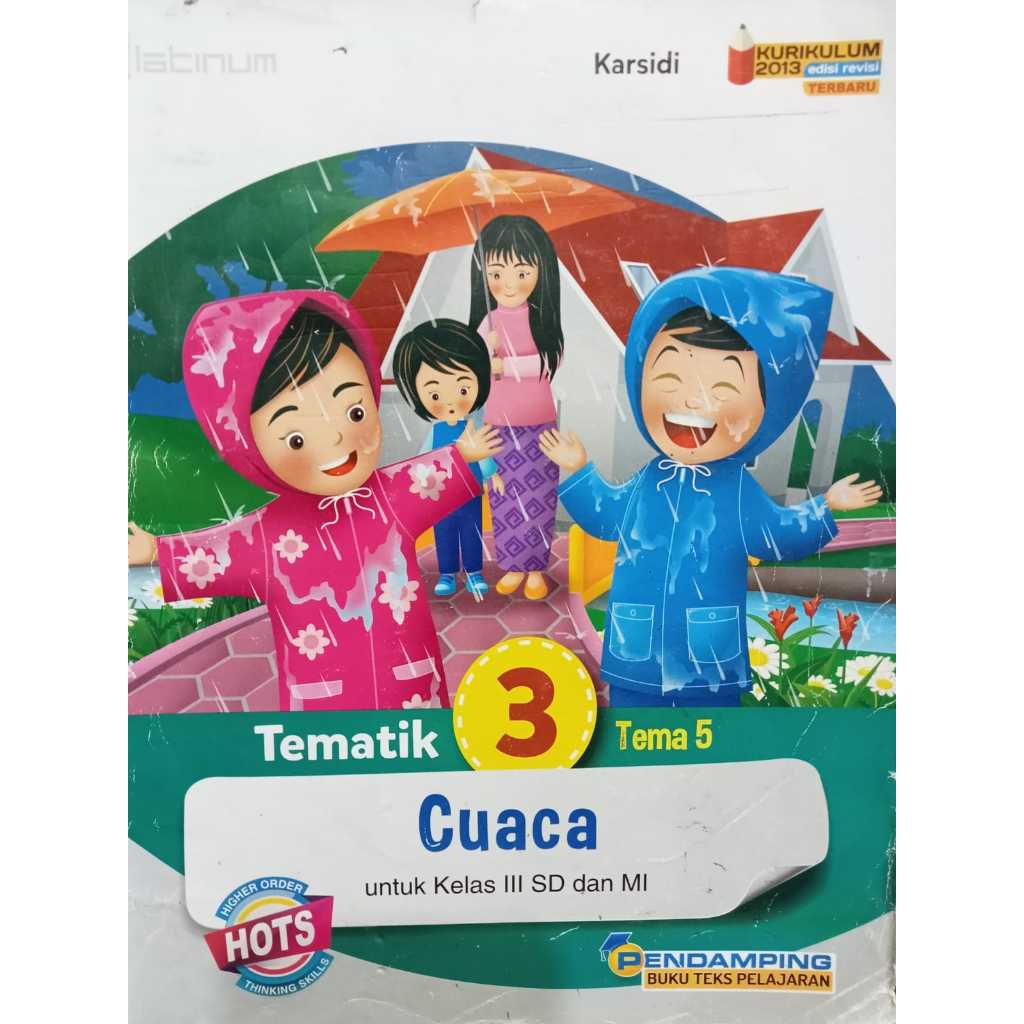 BUKU TEMA 5 CUACA UNTUK KELAS 3 SD/MI