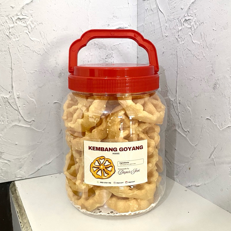 

Kembang Goyang Wijen Manis 250gr FREE TOPLES
