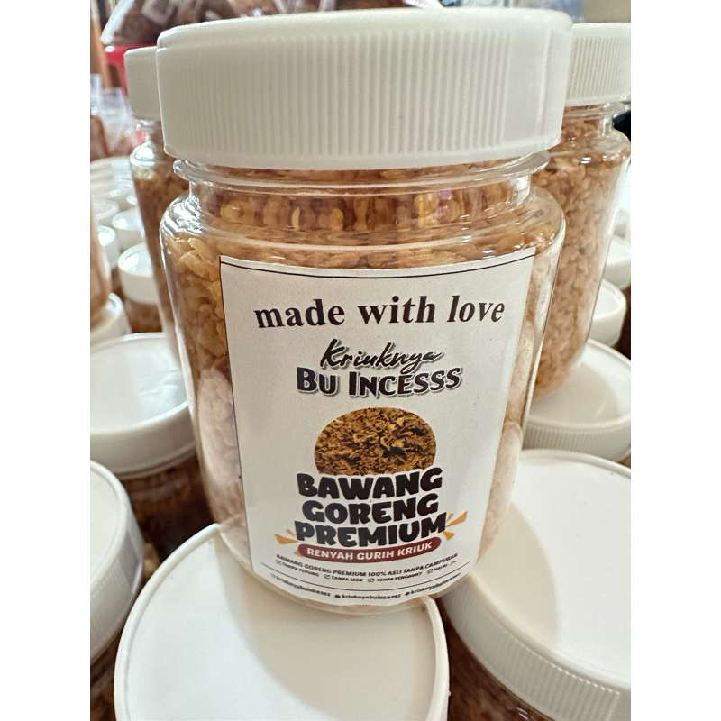 

bawang putih goreng premium 100gr toples
