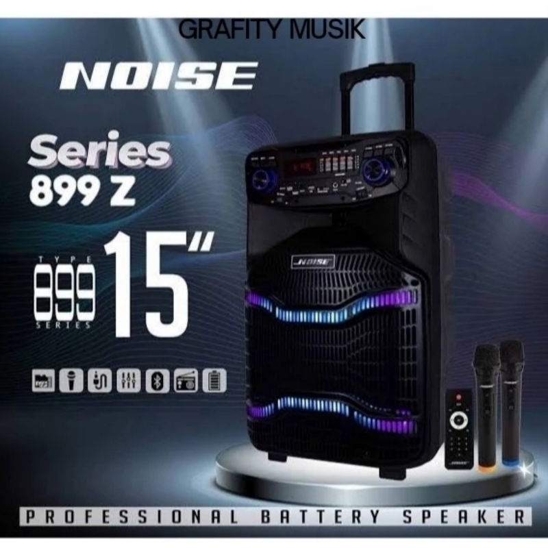 Speaker Portable Noise 899 Z 15 Original Speaker 15 Inch Bluetooth