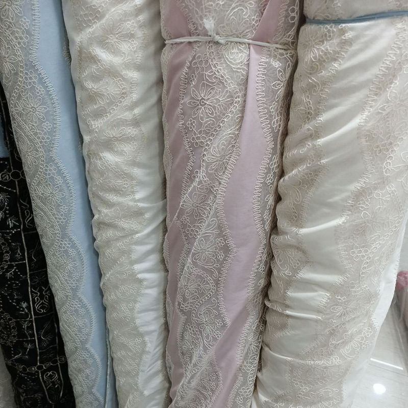 Organdy bordir renda / organza bordir renda venetarian