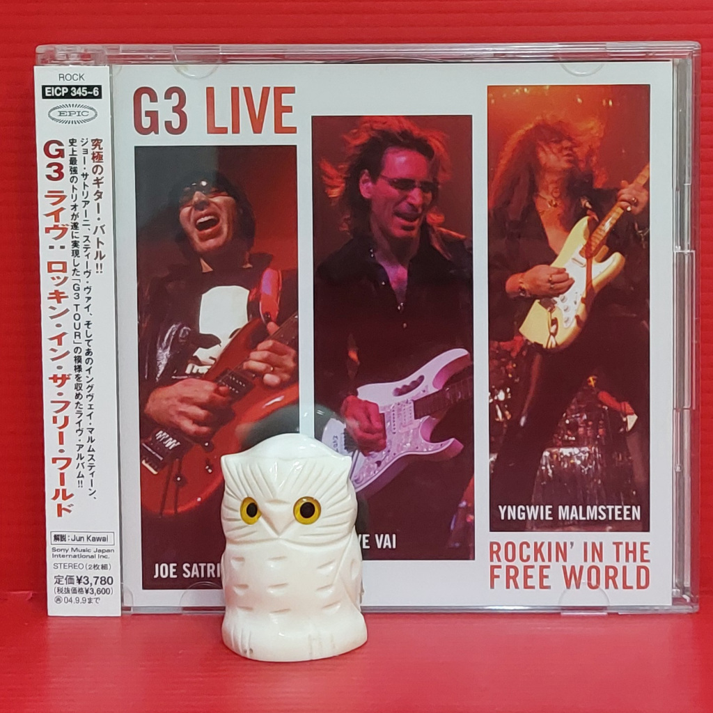 CD G3 - LIVE ROCKIN' IN THE FREE WORLD Japan OBI Satriani Vai Yngwie