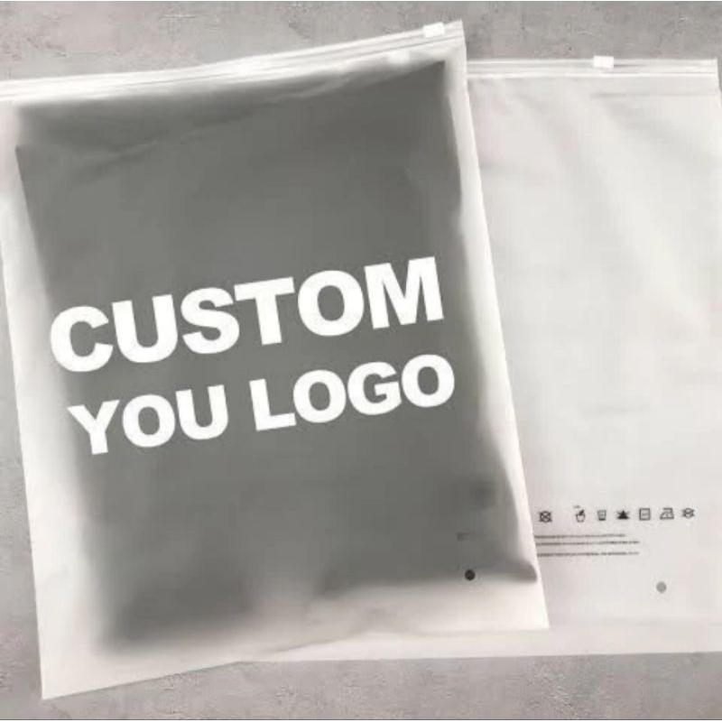 Plastik Kemasan Baju bayi celana dalam Frosted doff 14 x 20 Ziplock