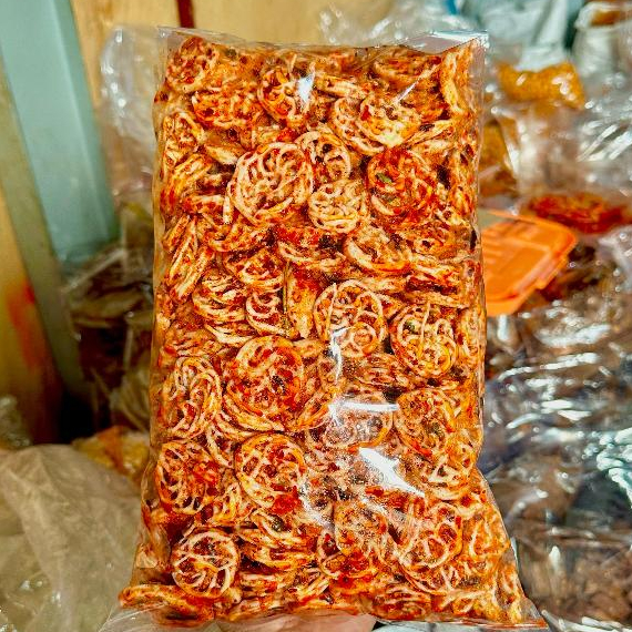 

SEBLAK KERING 500 GR KERUPUK PEDO/SEBLAK KERUPUK RAFAEL/SEBRING PEDO/SEBRING KERUPUK RAFAEL