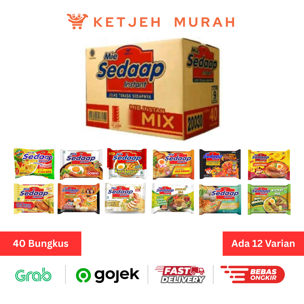

Mie Sedaap MIX Campur Rasa Sesuka Hati 1 Dus isi 40 Bungkus [Tulis di Note]