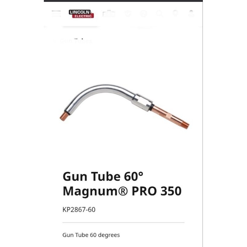 Gun Tube 60'' Magnum® Pro 350 Lincoln Electric KP2867-60