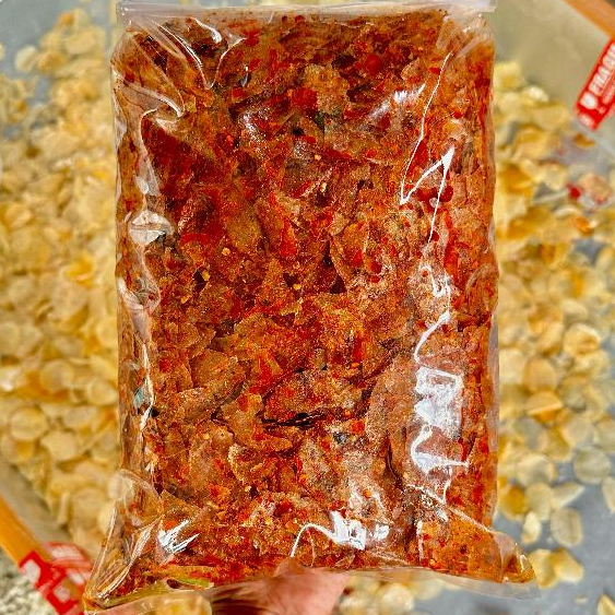 

KERIPIK KACA 500GRAM PEDAS DAUN JERUK