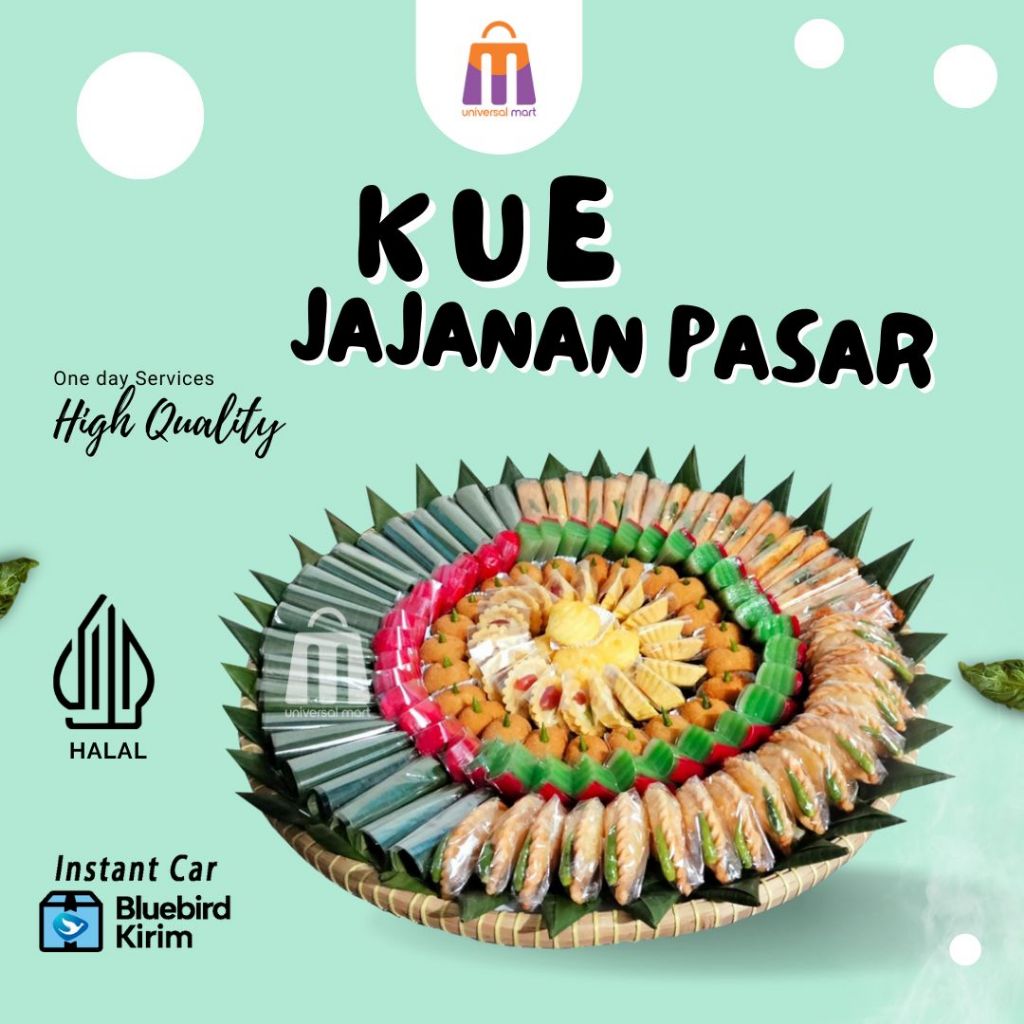 

Kue Tampah Kue Jajanan Pasar Kue Tradisional Paket isi Bervariasi