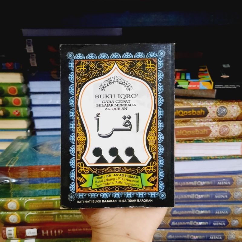 BUKU IQRO CD HITAM KECIL, IQRO 1 SAMPAI 6 , BESST SELLER