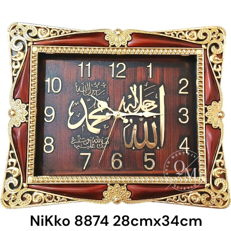 JAM DINDING NIKKO 8874 KALIGRAFI