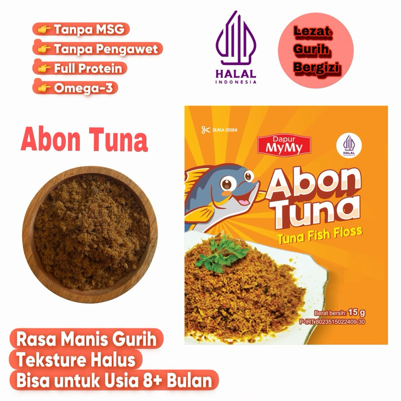 

NF-Abon Bayi MPASI Abon Tuna Anti GTM Penambah Nafsu Makan Anak Tanpa Campuran Kemasan Ekonomis