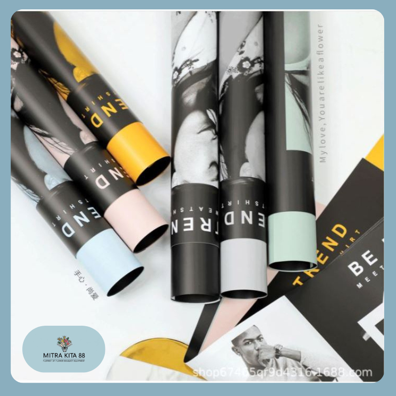 

Isi 20 LEMBAR Kertas Buket Bunga Bunga Motif Koran Waterproof Flower Wrapping Paper Motif Koran Vintage Cellophane KB069