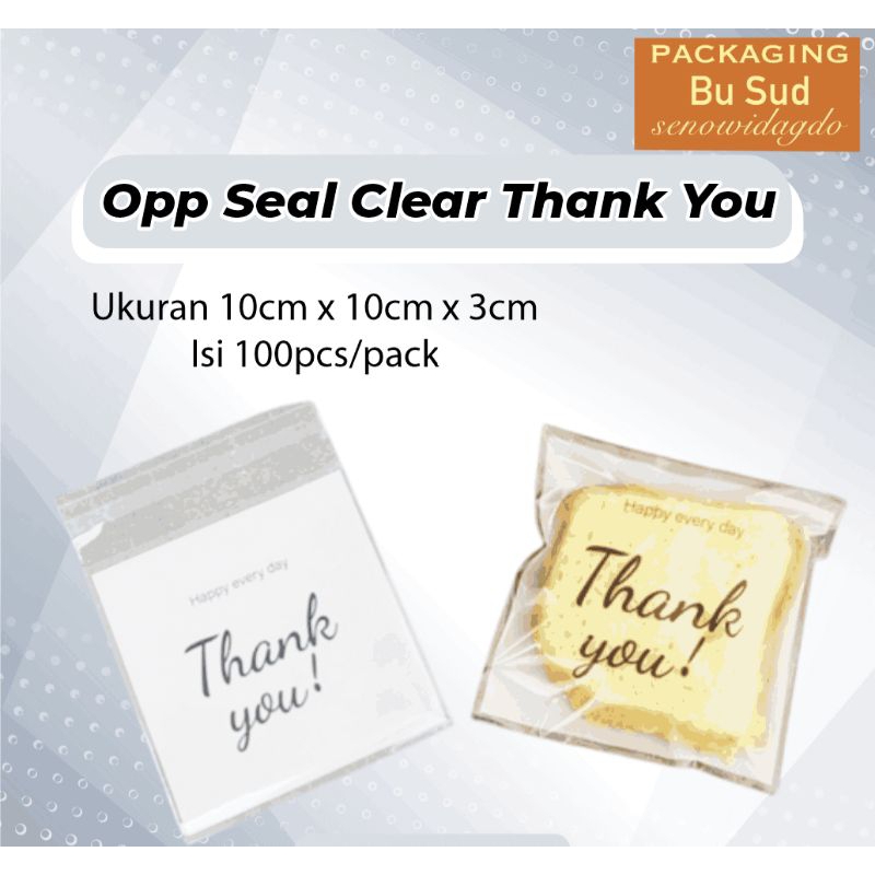 

PROMO GROSIR- Termurah di shopee HARGA PABRIK DISKON BESAR!!! PROMO GROSIR- Termurah di shopee MURAH Opp Seal Clear Thank You 10x10