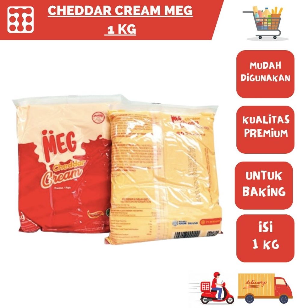 

CHEDDAR CREAM MEG UKURAN KEMASAN 1 KG