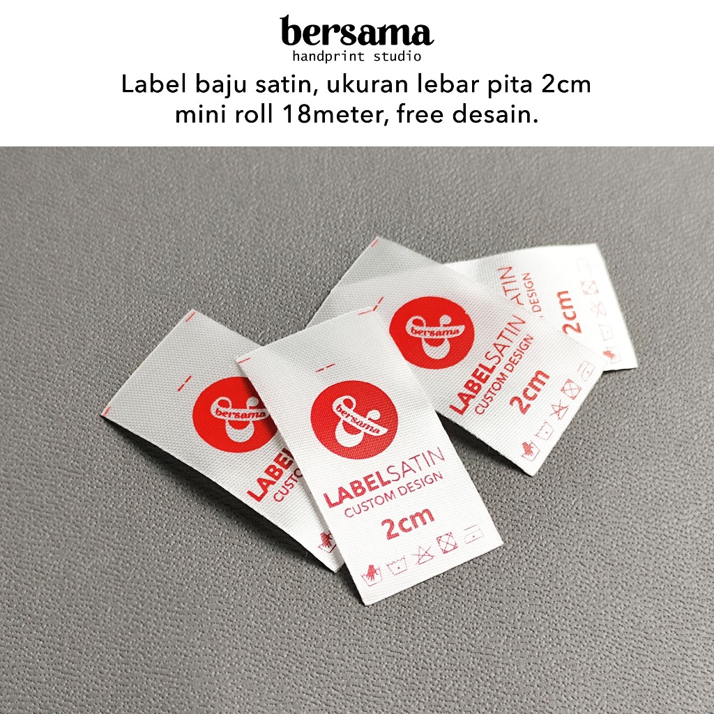 

Label Baju Satin 2cm Free Desain Free Hotcut