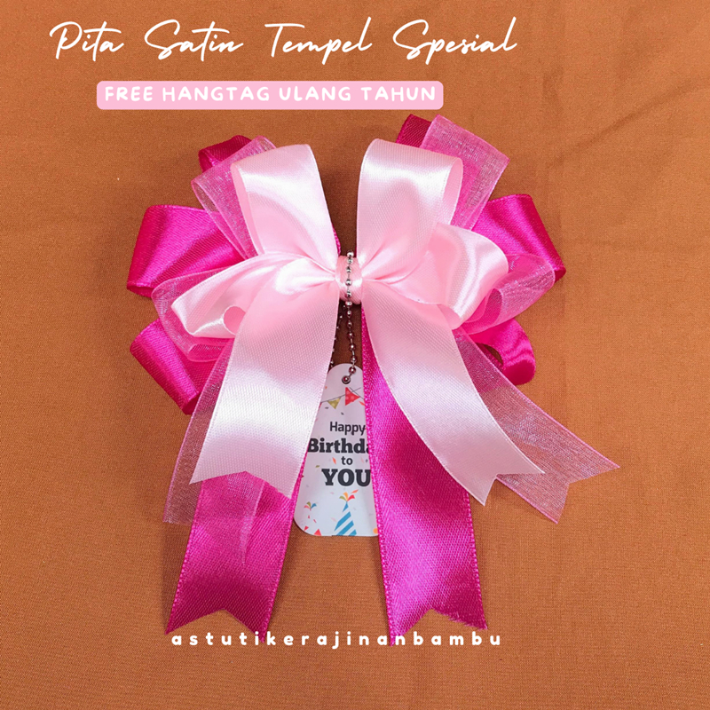 

Pita Parcel Untuk Kado Pita Tempel / Pita Jadi Siap Tempel/ Parcel Unik / Pita Hampers / Hampers Ulang Tahun / Pita Kupu-Kupu / Pita Hias / Pita Parcel