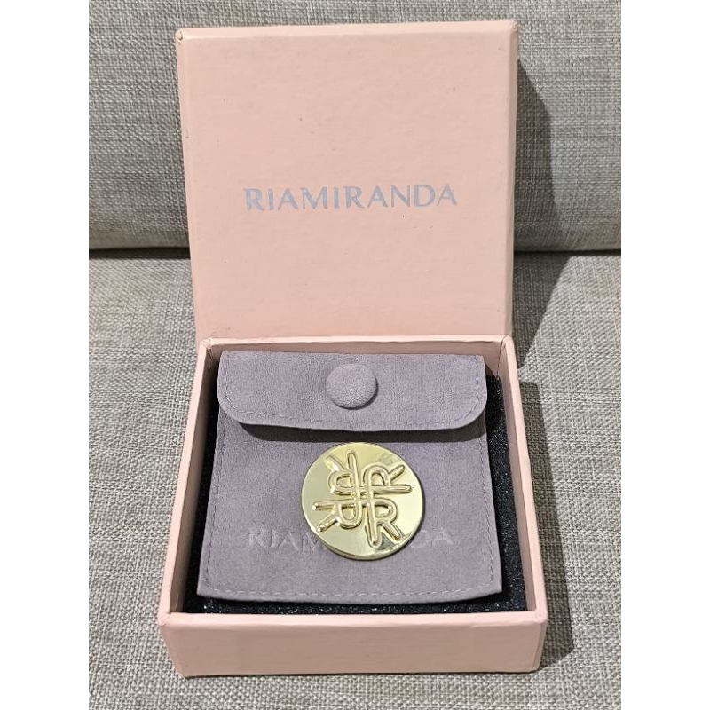 RIA MIRANDA - MINI ARULA BROOCH (gold)