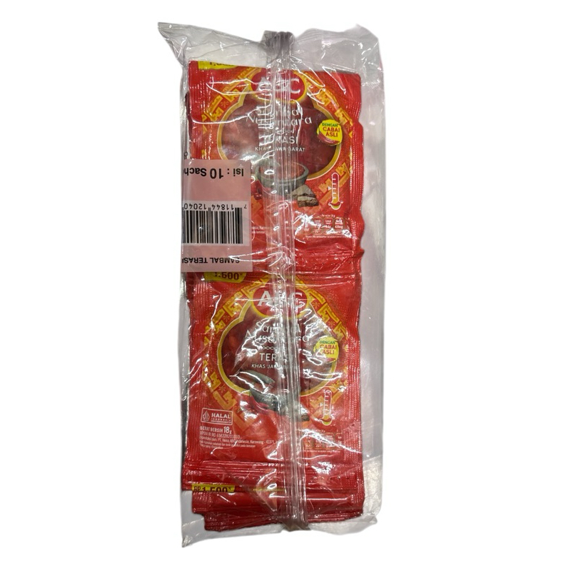 

ABC Sambal Terasi Isi 10 Sachet