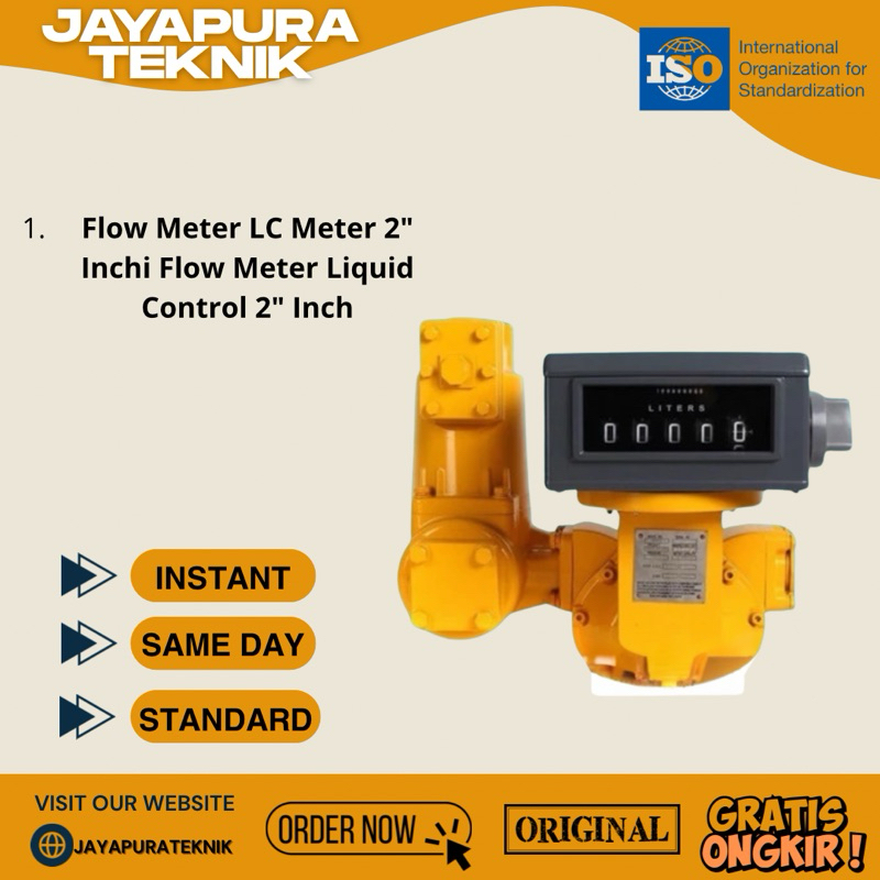 Flow Meter LC Meter 2" Inchi Flow Meter Liquid Control 2" Inch